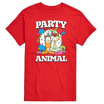 Men's Garfield Party Animal Graphic Tee