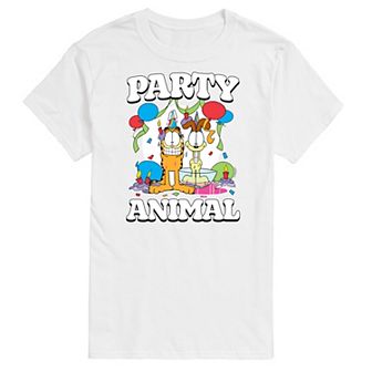 Men's Garfield Party Animal Graphic Tee