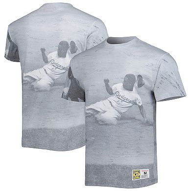 Men's Mitchell & Ness Jackie Robinson Brooklyn Dodgers Cooperstown Collection Highlight Player T-Shirt