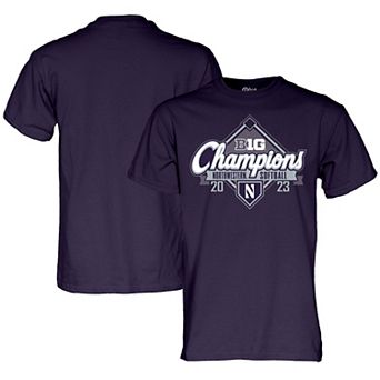 Blue 84 Purple Northwestern Wildcats 2023 Big Ten Softball Regular Season Champions T-Shirt