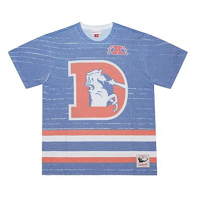 Men's Mitchell & Ness Royal Denver Broncos Jumbotron 3.0 T-Shirt