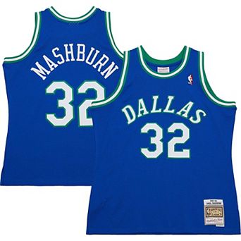 Men's Mitchell & Ness Jamal Mashburn Royal Dallas Mavericks Hardwood Classics Swingman Jersey