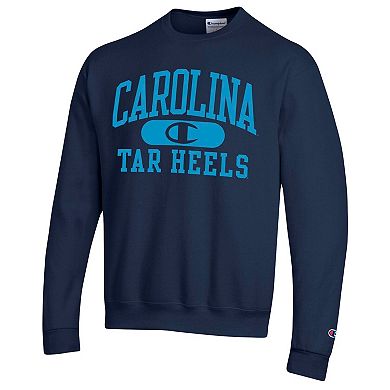 Men's Champion Navy North Carolina Tar Heels Arch Pill Sweatshirt