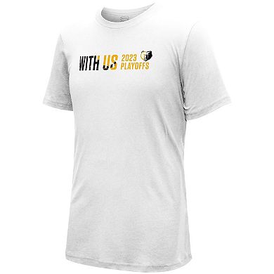 Unisex Stadium Essentials White Memphis Grizzlies 2023 NBA Playoffs Slogan T-Shirt