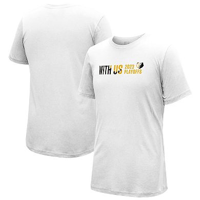 Unisex Stadium Essentials White Memphis Grizzlies 2023 NBA Playoffs Slogan T-Shirt