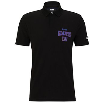 Men's BOSS X NFL Black/Royal New York Giants Punter Polo