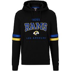 Mitchell and Ness Los Angeles Rams Hoodie throwback Mens Large Sweatshirt