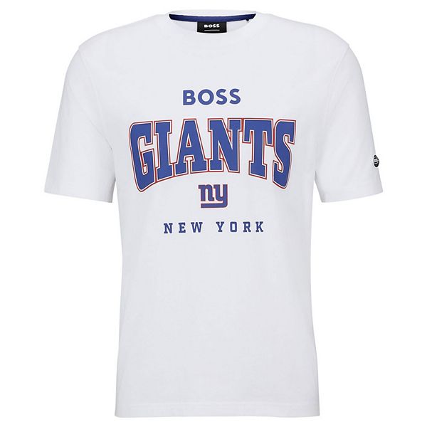 Men s BOSS X NFL White New York Giants Huddle T Shirt