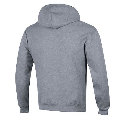 Men's Champion Heather Gray Ohio State Buckeyes Arch Pill Pullover Hoodie