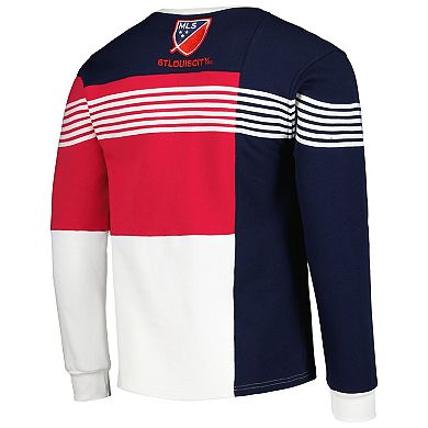 Men's Navy St. Louis City SC Logo Pullover Sweatshirt