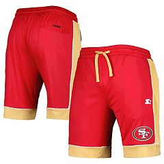 Men's Starter Scarlet San Francisco 49ers Blitz Fleece Jogger Pants