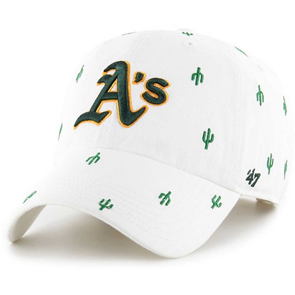 Women's '47 White Oakland Athletics Spring Training Confetti Clean Up ...