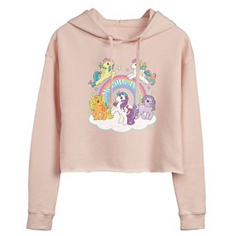 Juniors' My Little Pony Group Cropped Graphic Hoodie