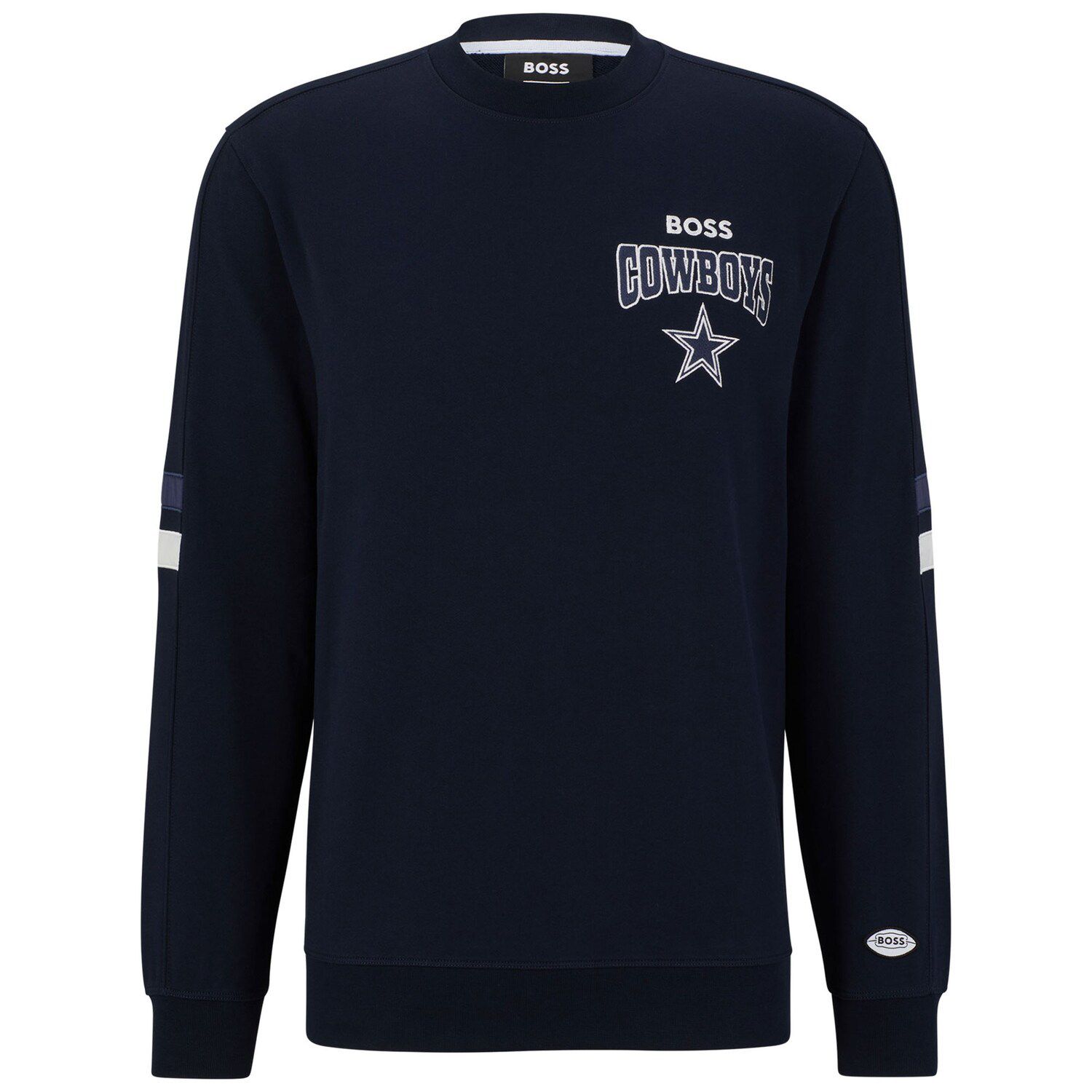 Nike White/Royal Dallas Cowboys Fan Gear Throwback Go Helmet Sweatshirt