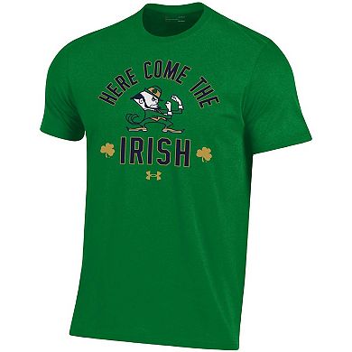 Men's Under Armour Green Notre Dame Fighting Irish Here Come The Irish T-Shirt