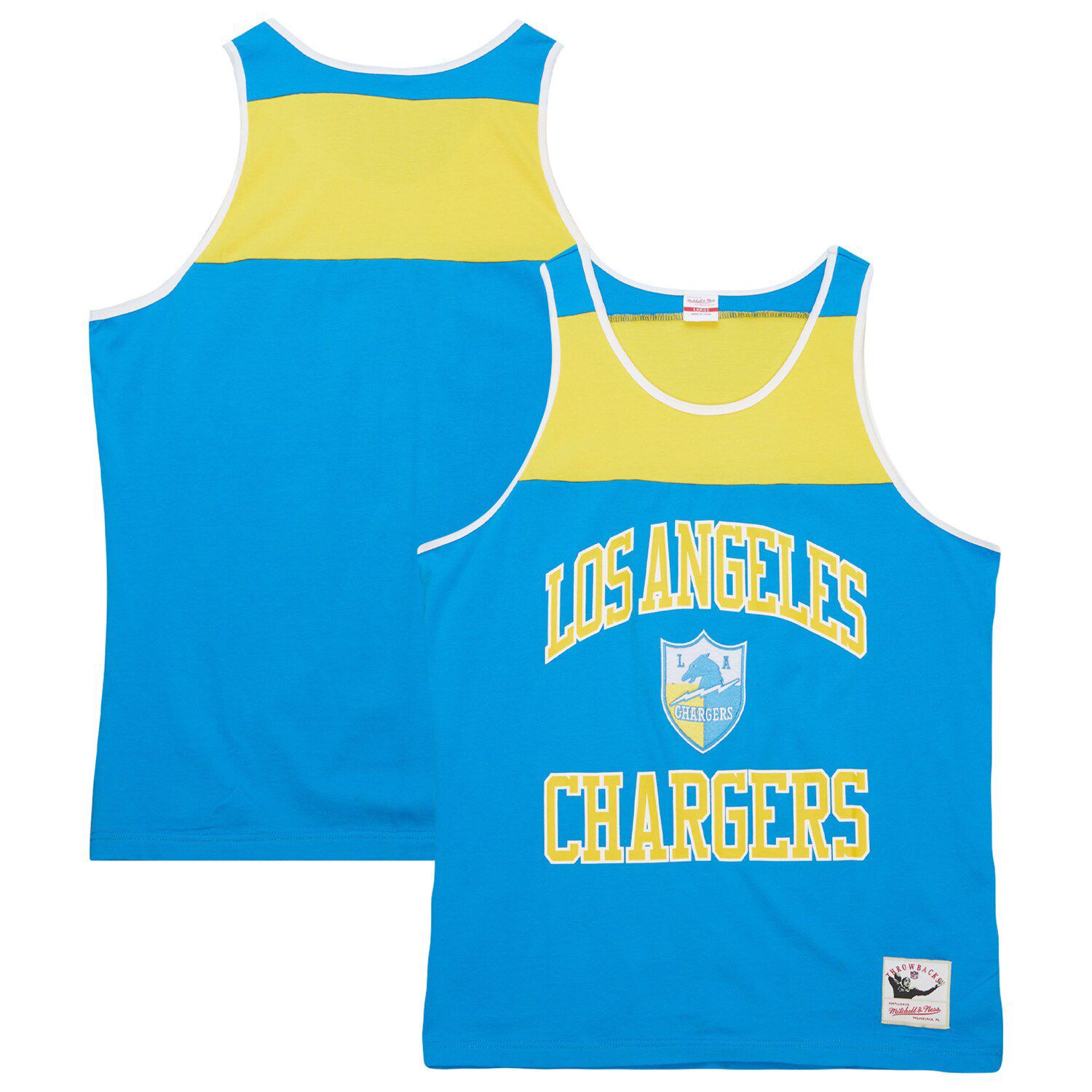 Men's Nike Powder Blue Los Angeles Chargers Muscle Trainer Tank Top