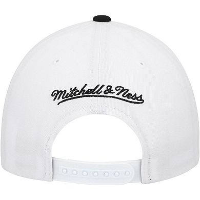 Men's Mitchell & Ness White/Black Miami Heat Hardwood Classics Core 2-Tone 2.0 Pro Snapback Hat