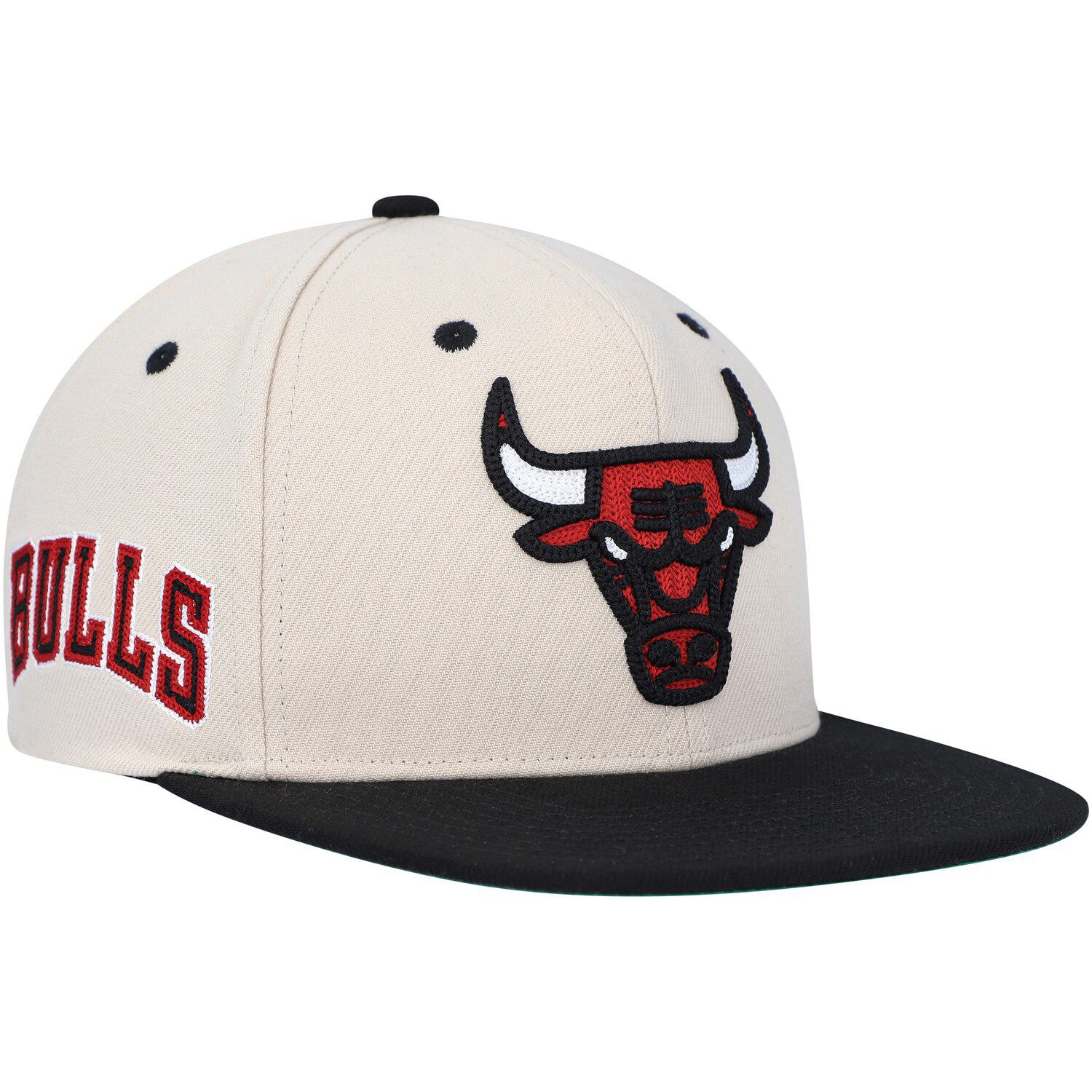 Chicago Bulls Dead Stock Vintage Snapback Hat Cap Old School Black