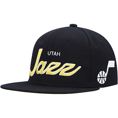 Black utah jazz hat online