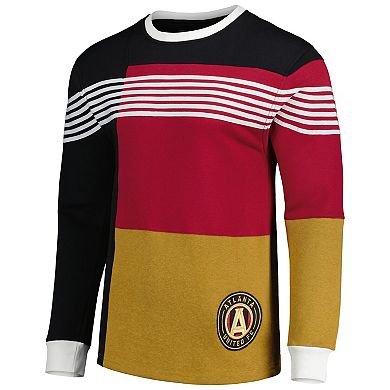 Men's Black Atlanta United FC Logo Pullover Sweatshirt