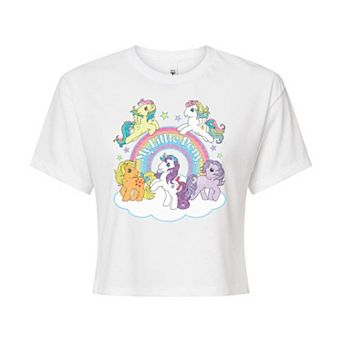 Juniors' My Little Pony Group Cropped Tee