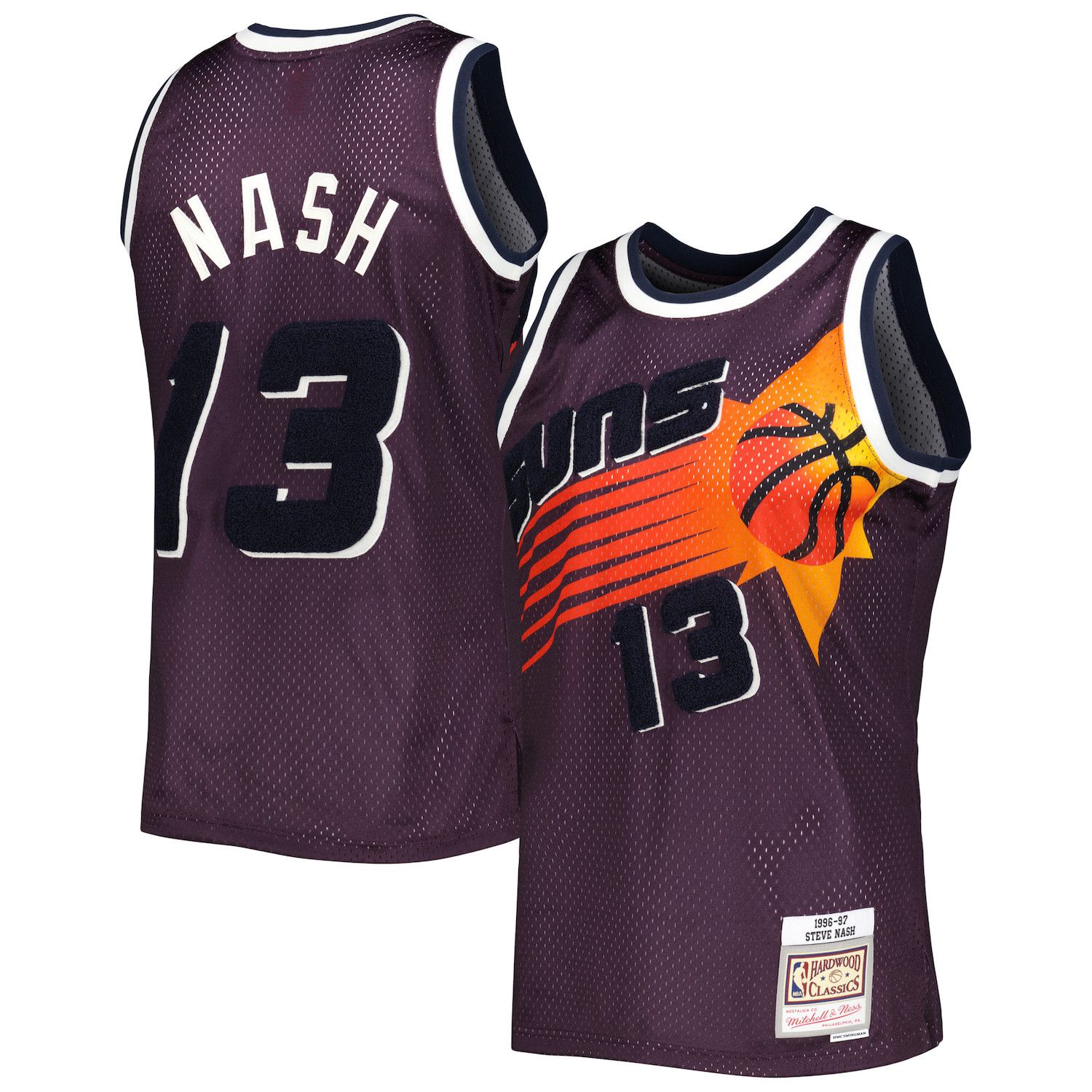 Men's Mitchell & Ness Steve Nash Blue Dallas Mavericks Hardwood Classics  Swingman Jersey