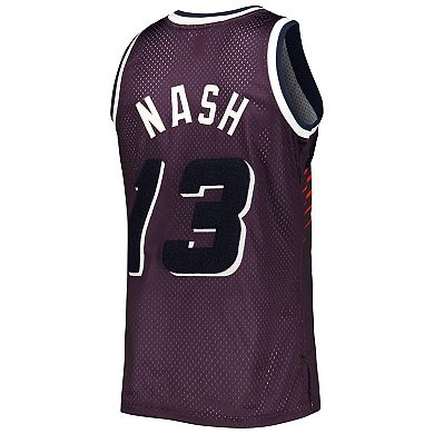 Men's Mitchell & Ness Steve Nash Purple Phoenix Suns Hardwood Classics Off-Court Swingman Jersey