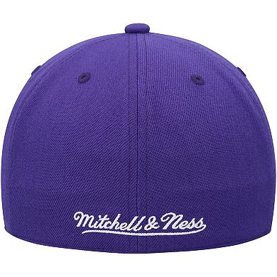 Men's Mitchell & Ness Purple Phoenix Suns Hardwood Classics MVP Team Ground 2.0 Fitted Hat
