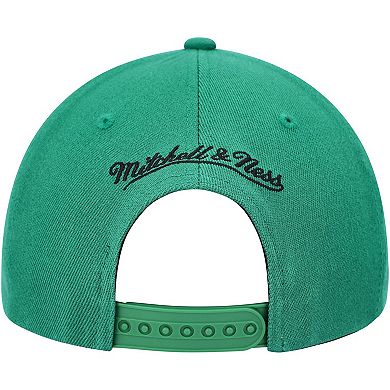 Men's Mitchell & Ness Kelly Green/Black Boston Celtics MVP Team Two-Tone 2.0 Stretch-Snapback Hat