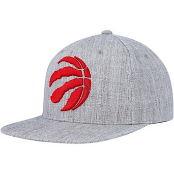 Men's Mitchell & Ness Heather Gray Toronto Raptors Hardwood Classics 2.0 Snapback Hat