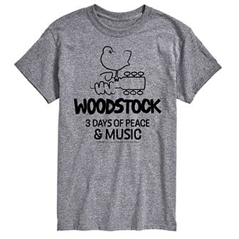 Big & Tall Woodstock 3 Days Graphic Tee