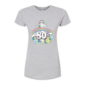 Juniors' My Little Pony Stuck In The 80s Fitted Tee