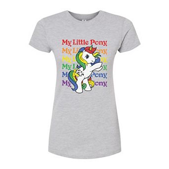 Juniors' My Little Pony Rainbow Fitted Tee