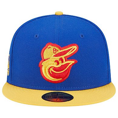 Men's New Era  Royal/Yellow Baltimore Orioles Empire 59FIFTY Fitted Hat