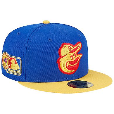Men's New Era  Royal/Yellow Baltimore Orioles Empire 59FIFTY Fitted Hat