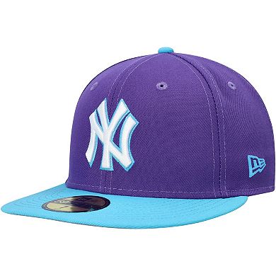 Men's New Era Purple New York Yankees Vice 59FIFTY Fitted Hat