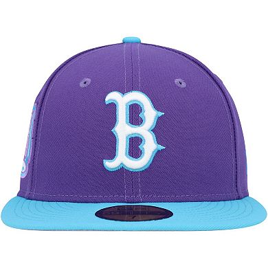 Men's New Era Purple Boston Red Sox Vice 59FIFTY Fitted Hat