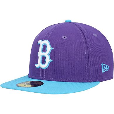 Men's New Era Purple Boston Red Sox Vice 59FIFTY Fitted Hat