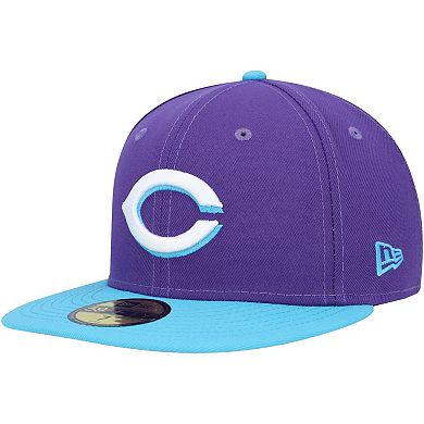 Men's New Era Purple Cincinnati Reds Vice 59FIFTY Fitted Hat