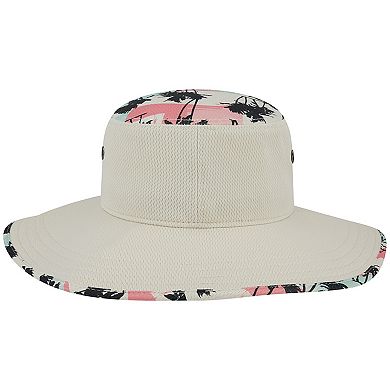 Men's New Era Natural Oakland Athletics Retro Beachin' Bucket Hat