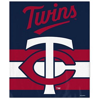 "WinCraft Minnesota Twins Ultra Plush 50"" x 60"" Throw Blanket"