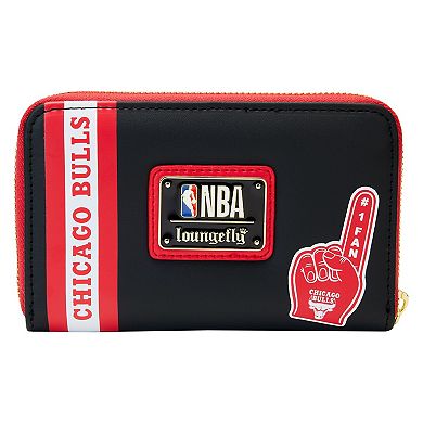 Loungefly Chicago Bulls Patches Zip-Around Wallet