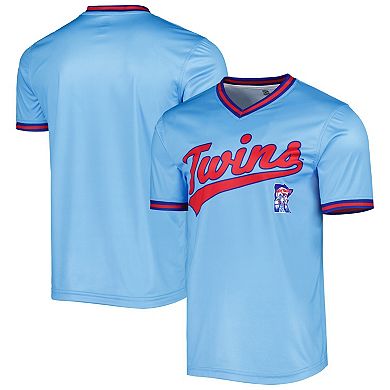 Men's Stitches Light Blue Minnesota Twins Cooperstown Collection Team Jersey