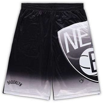 Men's Fanatics Branded Black Brooklyn Nets Big & Tall Graphic Shorts