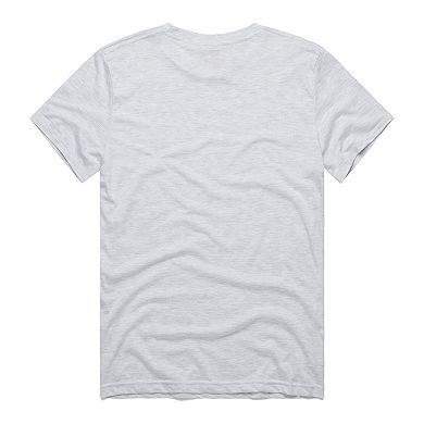 Men's Homage Kevin Durant Ash Phoenix Suns Caricature Tri-Blend T-Shirt