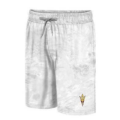 Men's Colosseum White Arizona State Sun Devils Realtree Aspect Ohana Swim Shorts