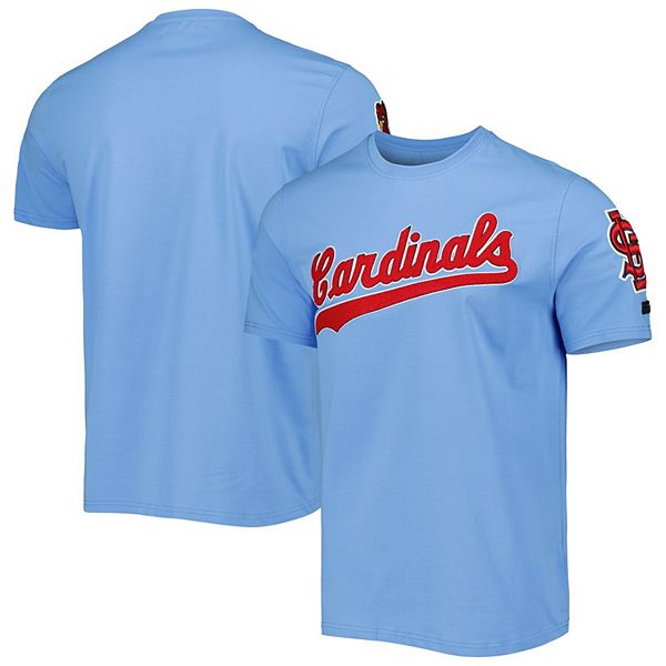 Men's Pro Standard Light Blue St. Louis Cardinals Team Logo T-Shirt