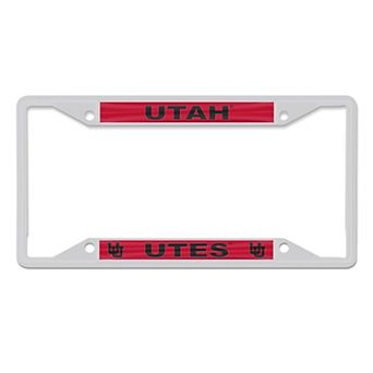 WinCraft Utah Utes Chrome Color License Plate Frame