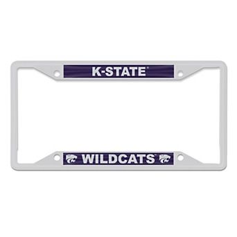 WinCraft Kansas State Wildcats Chrome Color License Plate Frame
