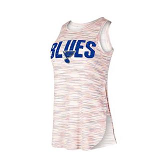 Women's Concepts Sport St. Louis Blues Sunray Multicolor Tri-Blend Tank Top